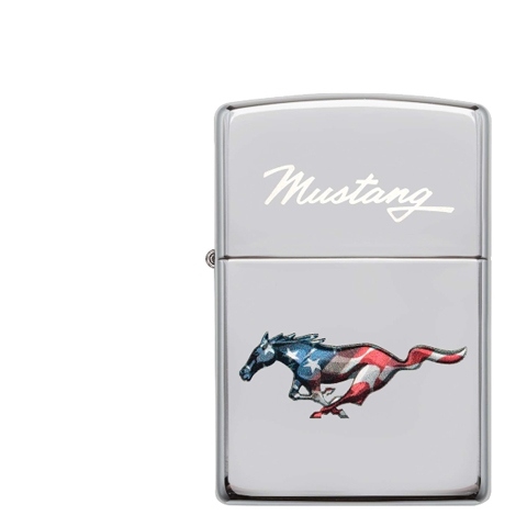 Zippo Chrom poliert Ford Mustang
