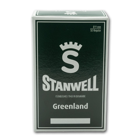 Pfeifenfilter Stanwell Greenland Aktivkohle Ø 9 mm, 50er