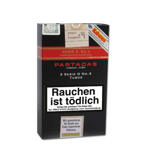 Partagas Serie D No. 4 Tubos, 3er
