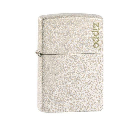 Zippo Mercury Glass matt Zippo Logo
