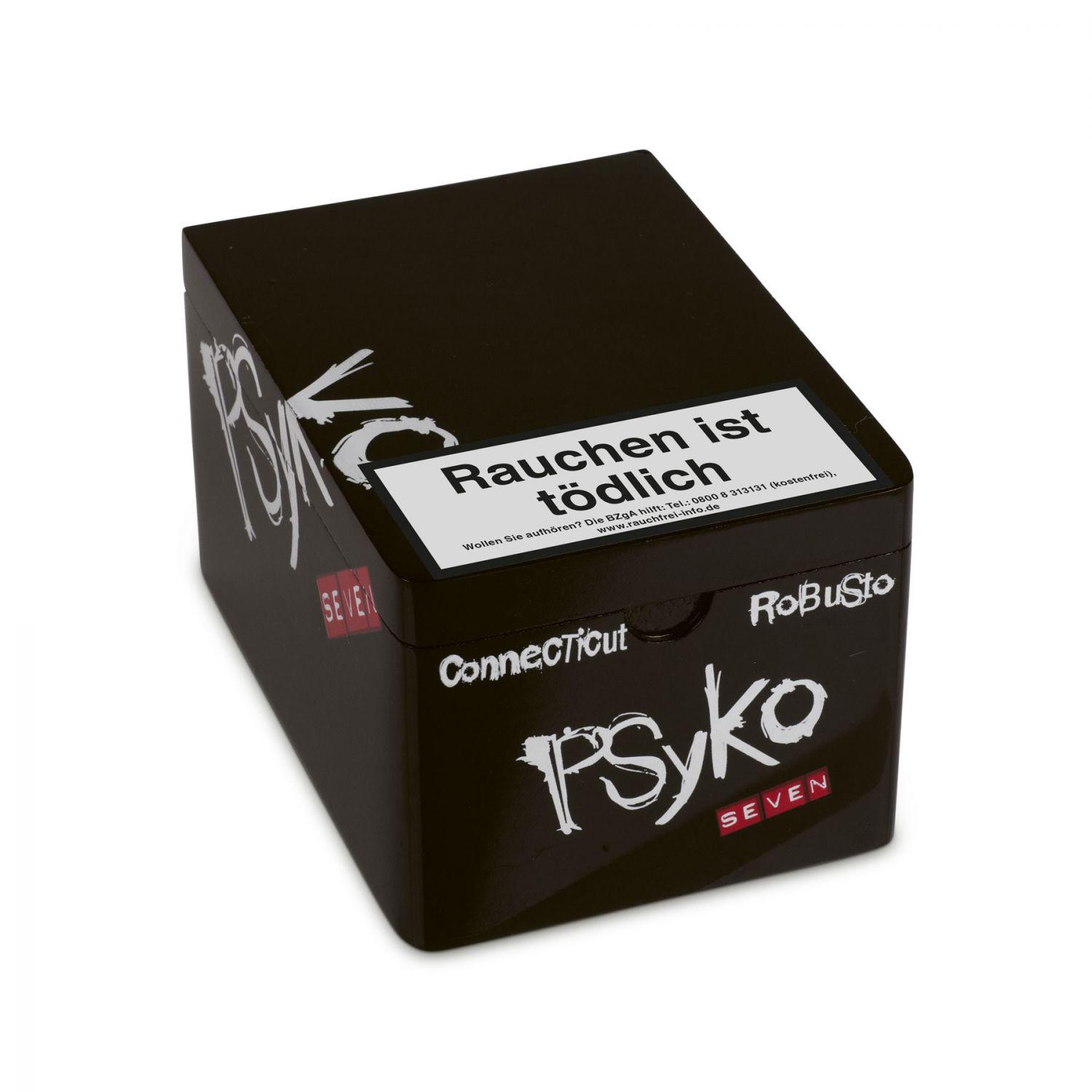 HC03-553_0 Psyko »Seven« Connecticut Robusto, 20er Kiste