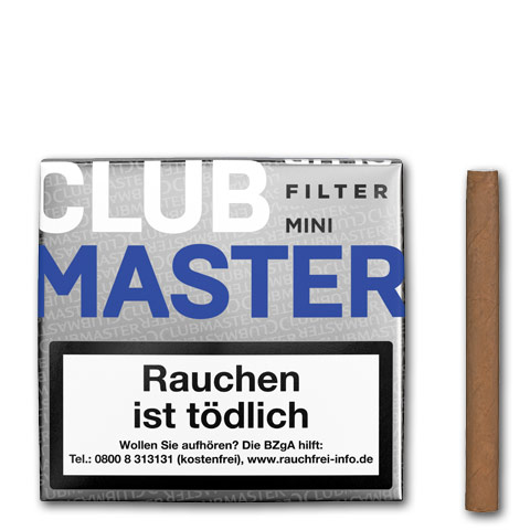 Clubmaster Mini Filter Blue Zigarillos, 20er