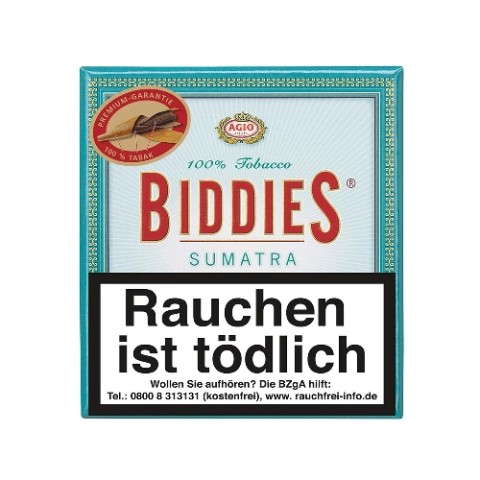 44931_biddies_sumatra_20 Agio Biddies Sumatra Zigarillos, 20er