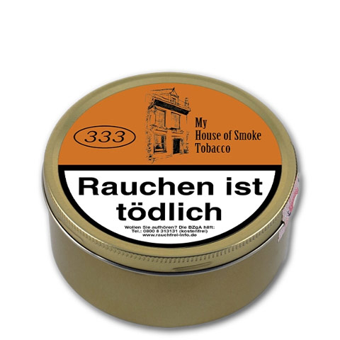 pfeifentabak-my-house-of-smoke-tobacco-no-333-321-43102-n01 My House of Smoke Tobacco No. 333, 100g