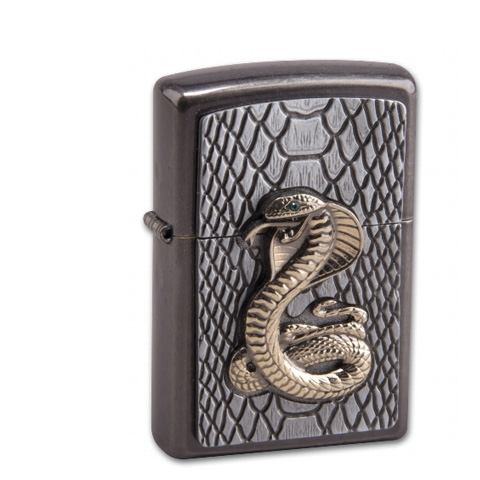 Zippo Gray Dusk Cobra Emblem