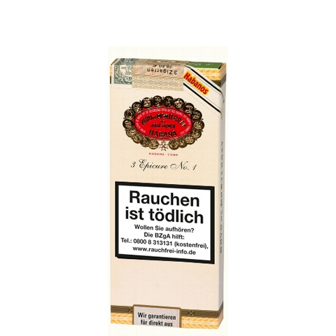 Hoyo de Monterrey Epicure No. 1 Tubos, 3er