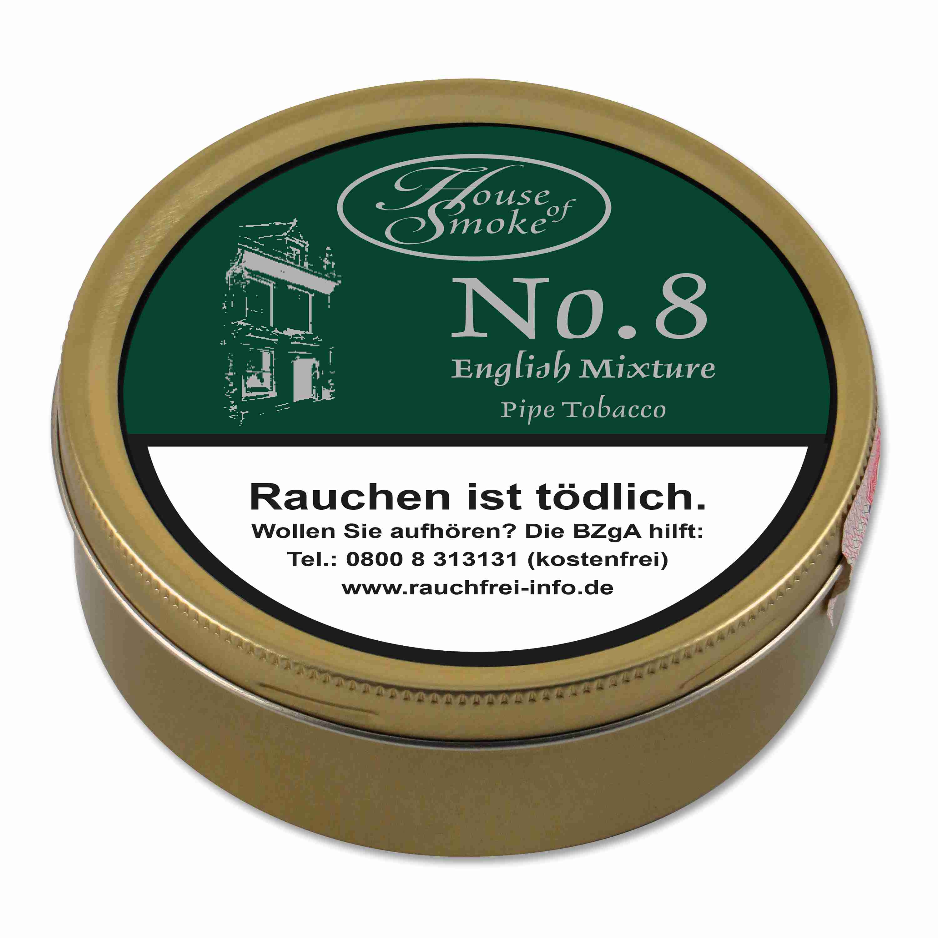61542_house_of_smoke_no_8_english_mixture House of Smoke No.8 - English Mixture, 50g