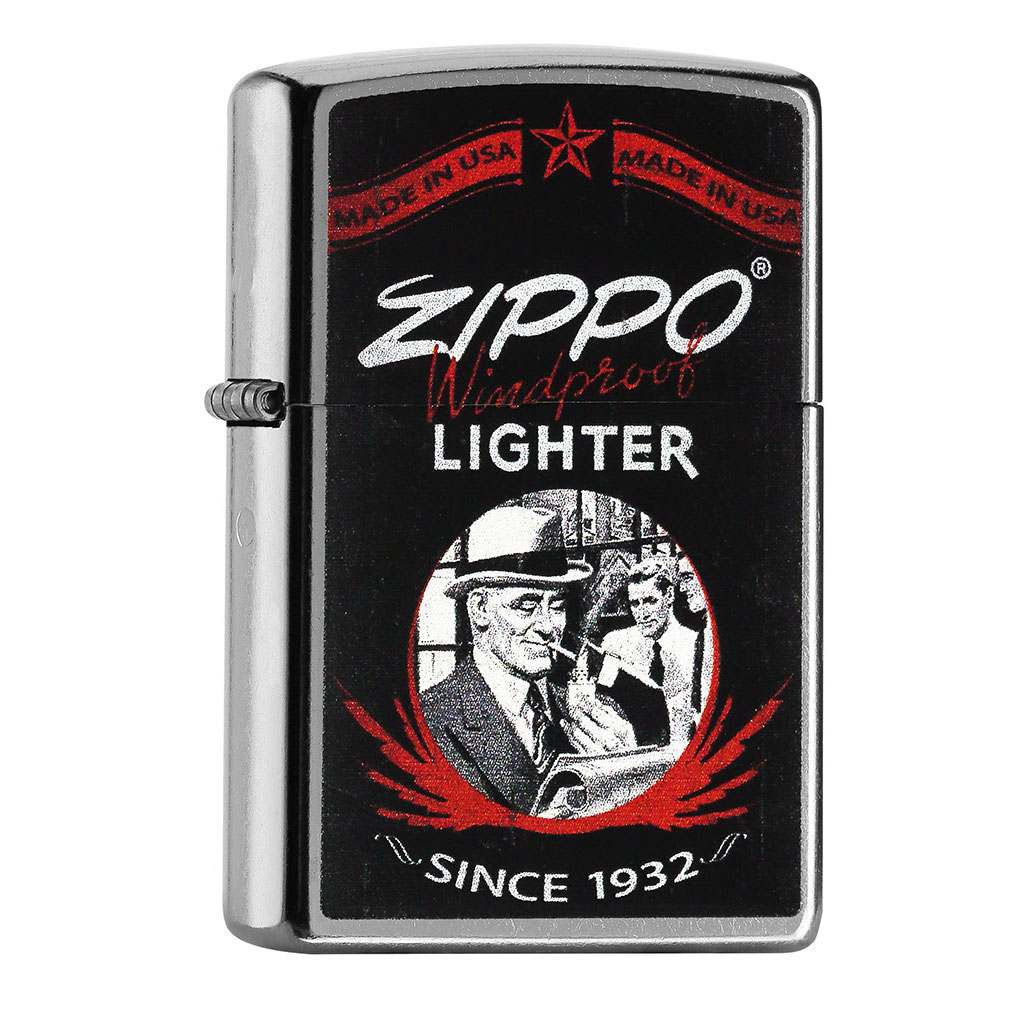 Zippo Street Chrom Zippo Lighter Since 1932