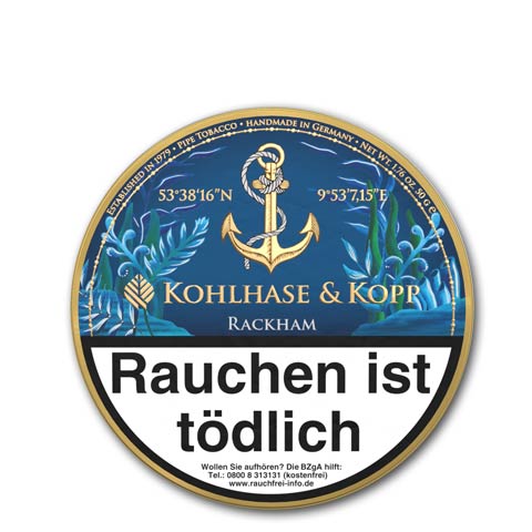 pfeifentabak-kohlhase-und-kopp-caribbean-blue-rackham-320-37786-n01 Kopp Caribbean Blue Rackham, 50g