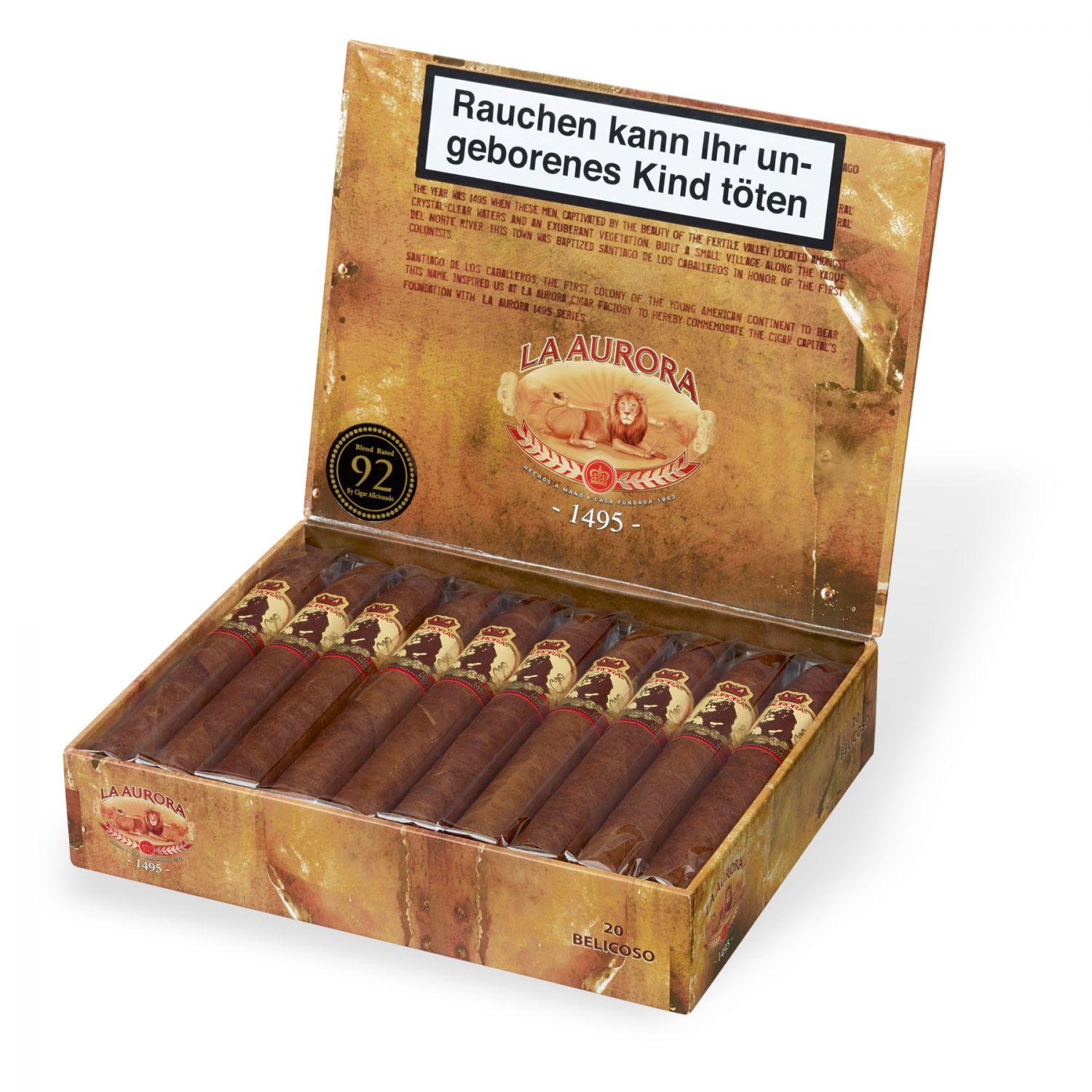 HC09-322_0 La Aurora »1495 Series« Belicosos 20er Kiste