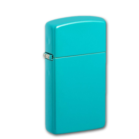 Zippo Slim Flat Turquoise