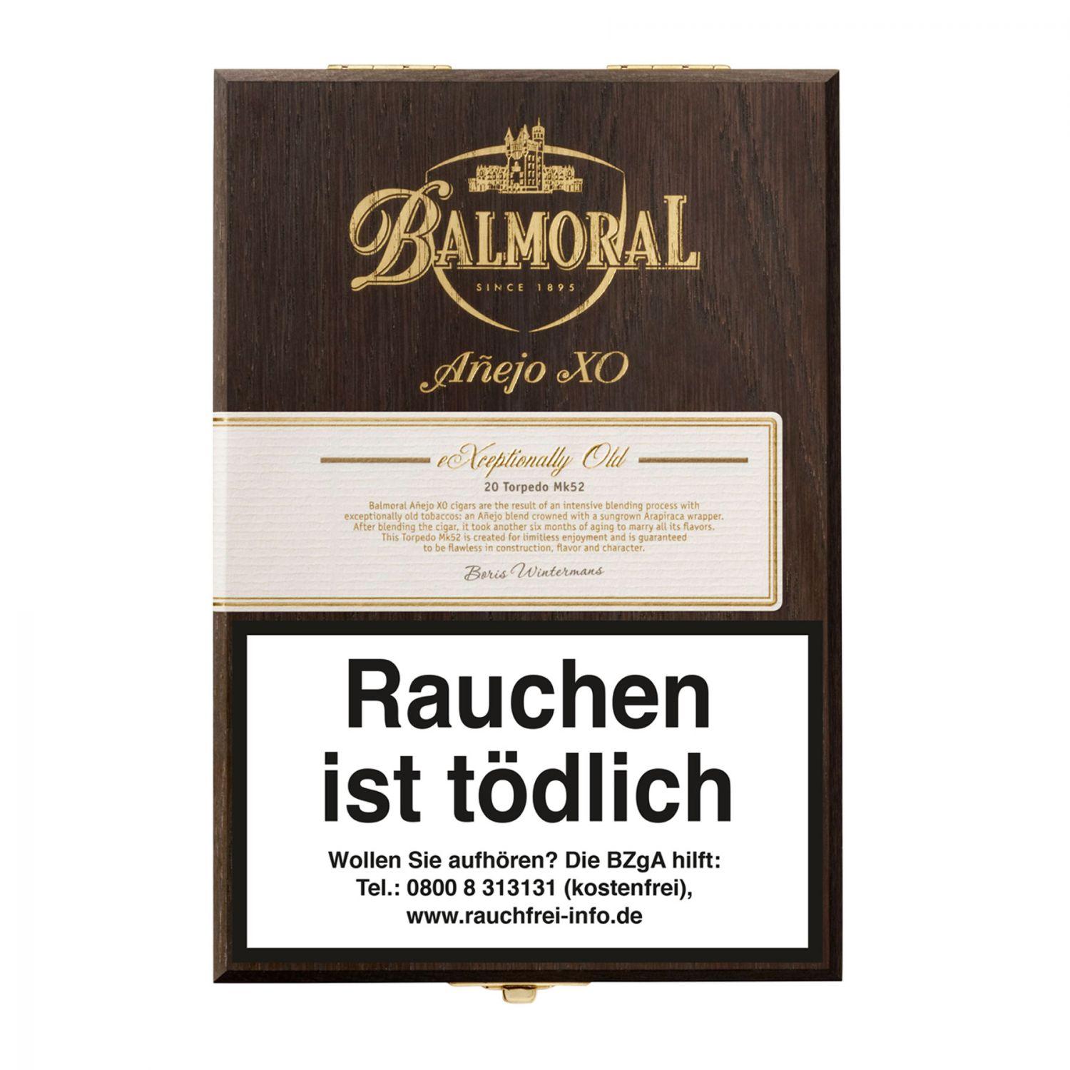 Balmoral »Añejo XO« Torpedos Mk 52 20er Kiste