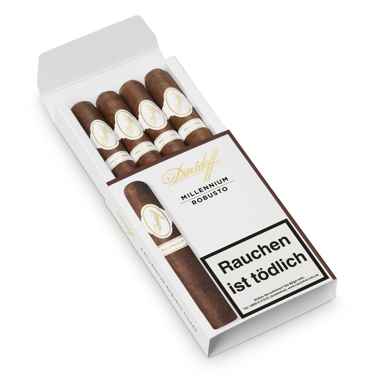 HC03-0633_0 Davidoff »Millennium« Robusto, 4er Schachtel