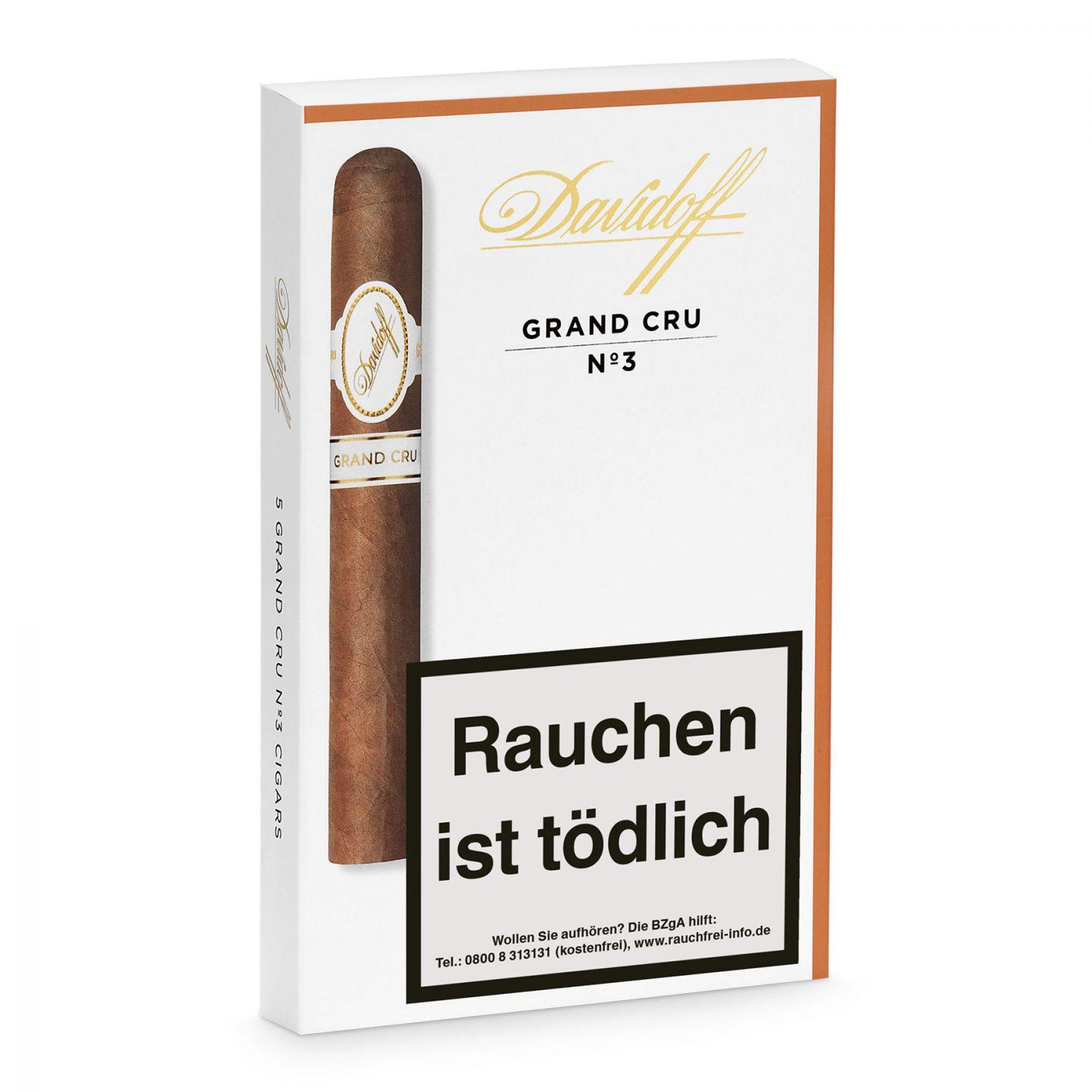 HC03-0612_0 Davidoff »Grand Cru« No. 3, 5er Schachtel
