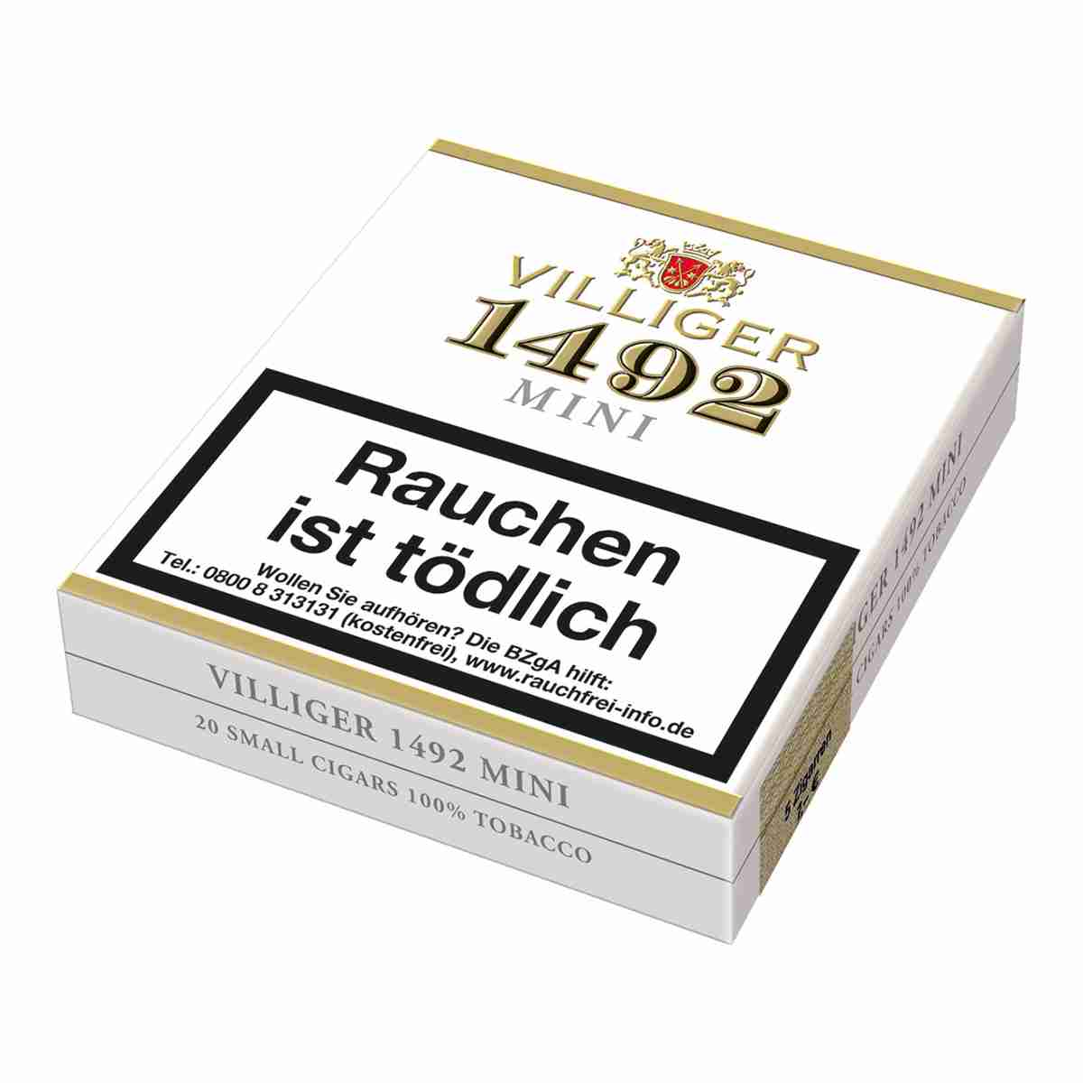 zigarren-villiger-1492-mini-20er-cigarre24-210-40111-n01 Villiger 1492 Mini, 20er