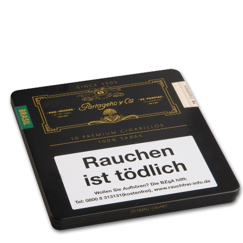 66452_partageno_blech_154_brasil Partageno 154 Brasil Zigarillos, 10er