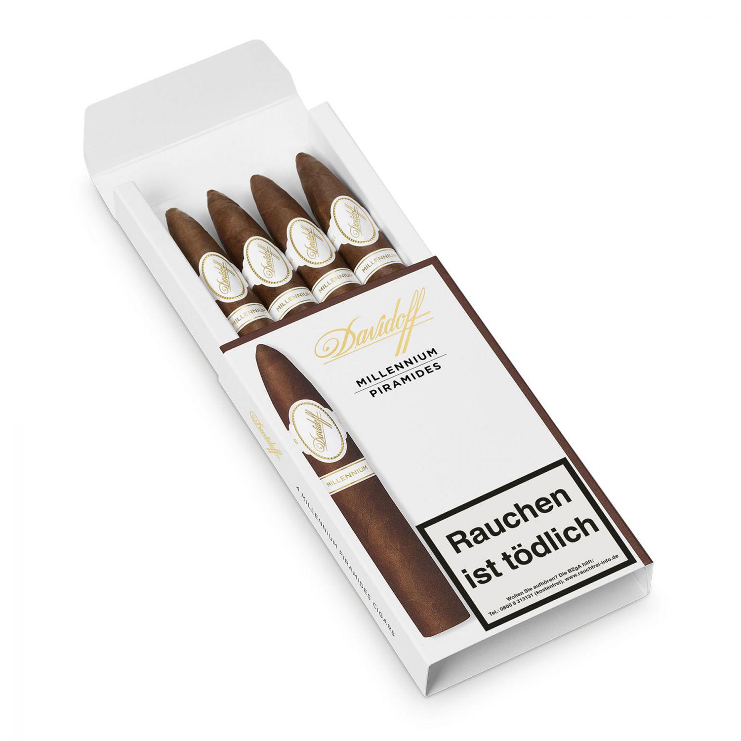 HC03-0635_0 Davidoff »Millennium« Piramides, 4er Schachtel