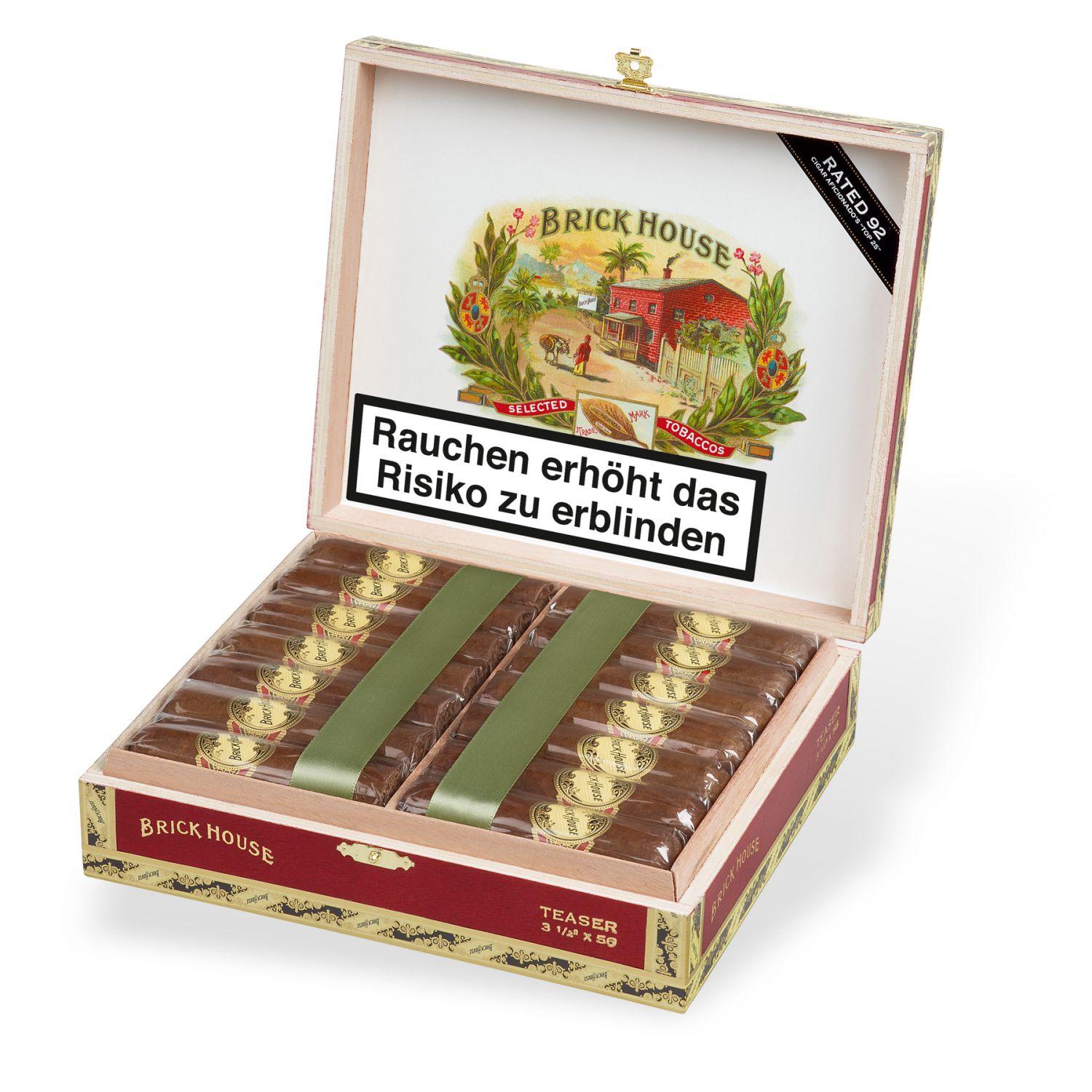 HC09-364_0 Brick House »Teaser« (Short Robustos) 28er Kiste