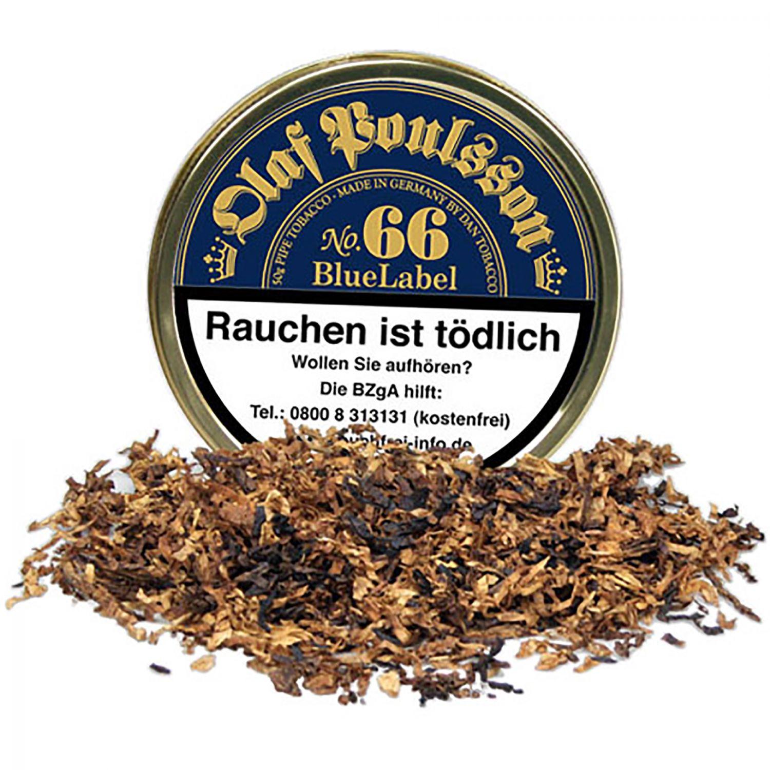 H8306-50 Olaf Poulsson No. 66 Blue Label 250g Sparpack