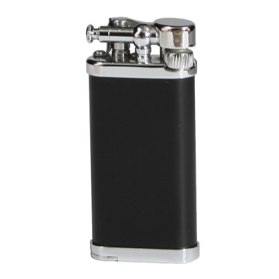 ITT Corona Pfeifenfeuerzeug Old Boy silber-matt schwarz 