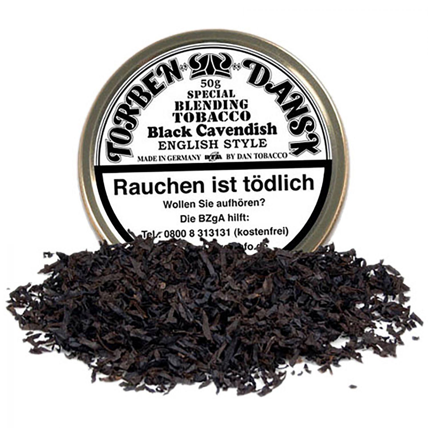 H8528-50 Torben Dansk Black Cavendish English Style 250g Sparpack