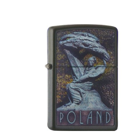 Zippo Green matte Poland Chopin Monument