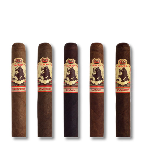 zigarren-la-aurora-1495-connoisseur-selection-sampler-5er-212-73151-n01 La Aurora 1495 Connoisseur Selection Sapmler, 5er
