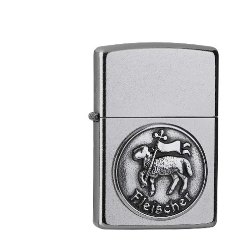 Zippo Street Chrom Fleischer Emblem