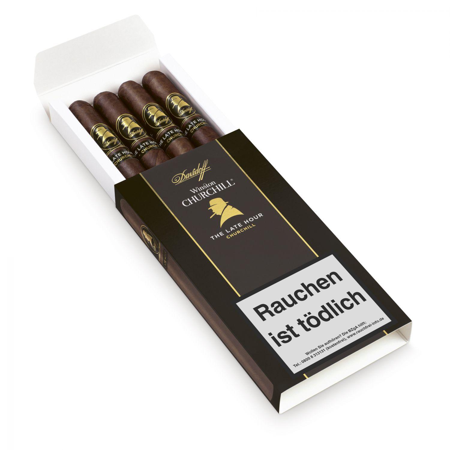 HC03-0678_0 Davidoff »Winston Churchill Late Hour« Robustos, 4er