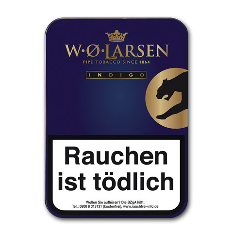 W. Ø.Larsen Indigo Pipe Tobacco, 100g