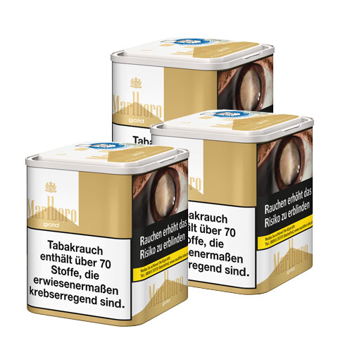 19302_a_spar_angebot_marlboro_gold_plus_200er_gold_huelsen Marlboro Premium Tobacco Gold, 3x70g Dose