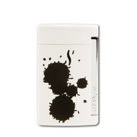 feuerzeuge-s-t-dupont-feuerzeug-minijet-2-weiss-gesprenkelt-cigarre24-652-91954-n01 S.T. Dupont Feuerzeug MiniJet 2 weiß gesprenkelt