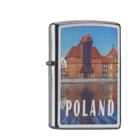 Zippo Chrom gebürstet Poland/Danzig