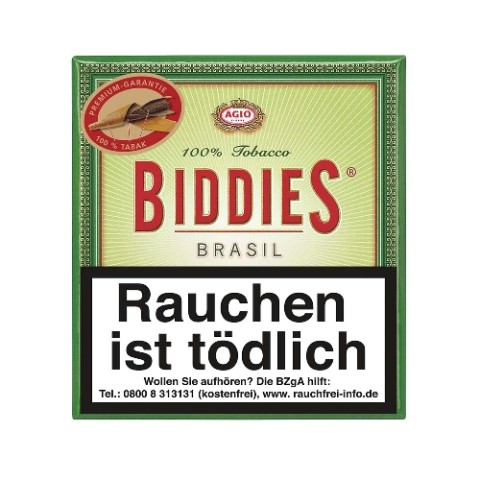 44941_biddies_brasil_20 Agio Biddies Brasil Zigarillos, 20er