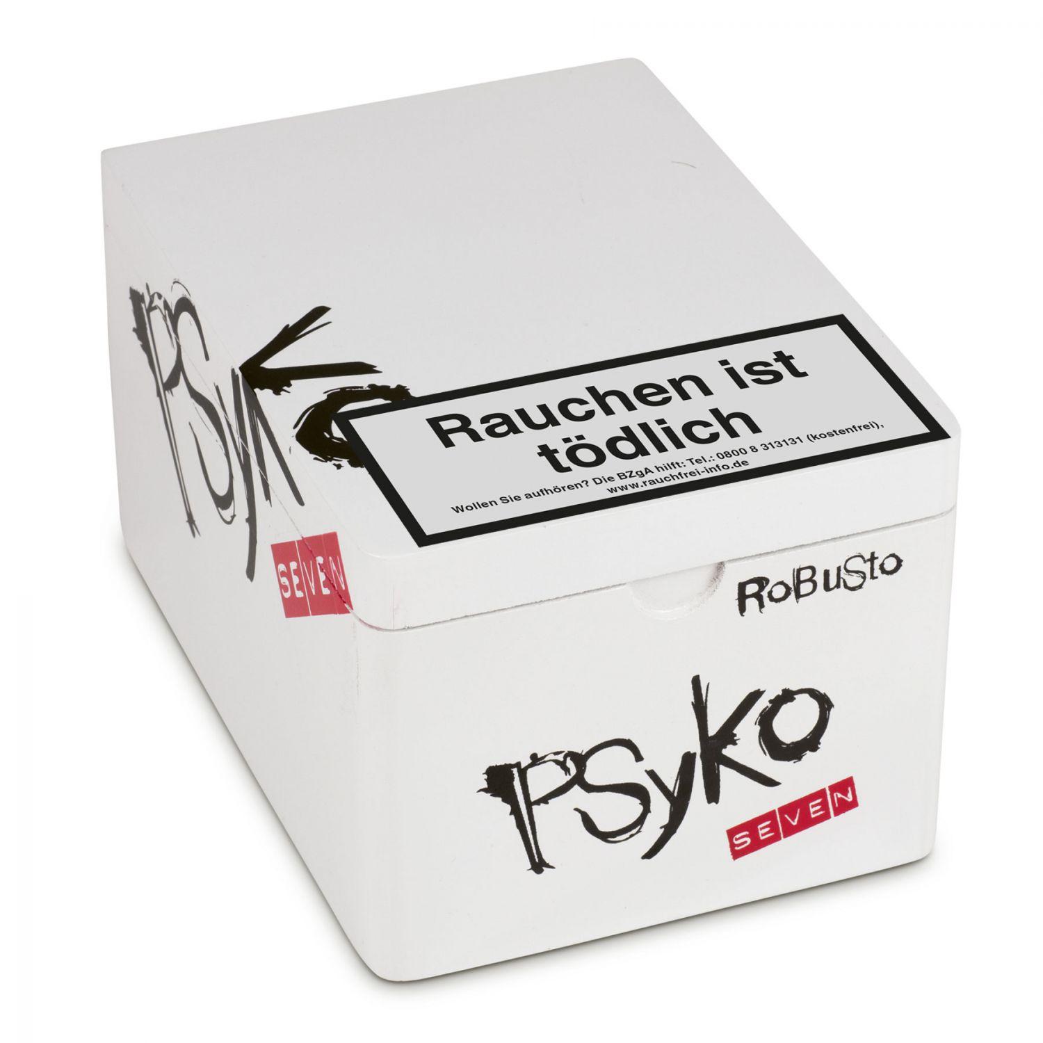 HC03-557_0 Psyko »Seven« Natural Robusto, 20er Kiste