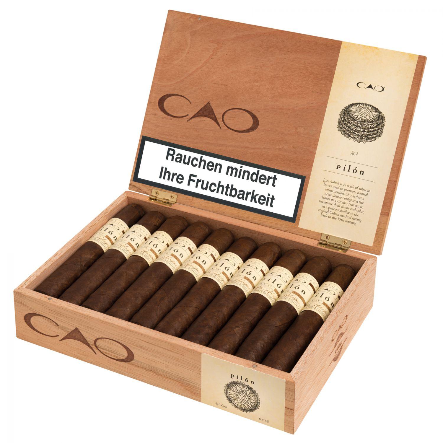 HC04-264 CAO »Pilón« Toros, 20er Holzkiste