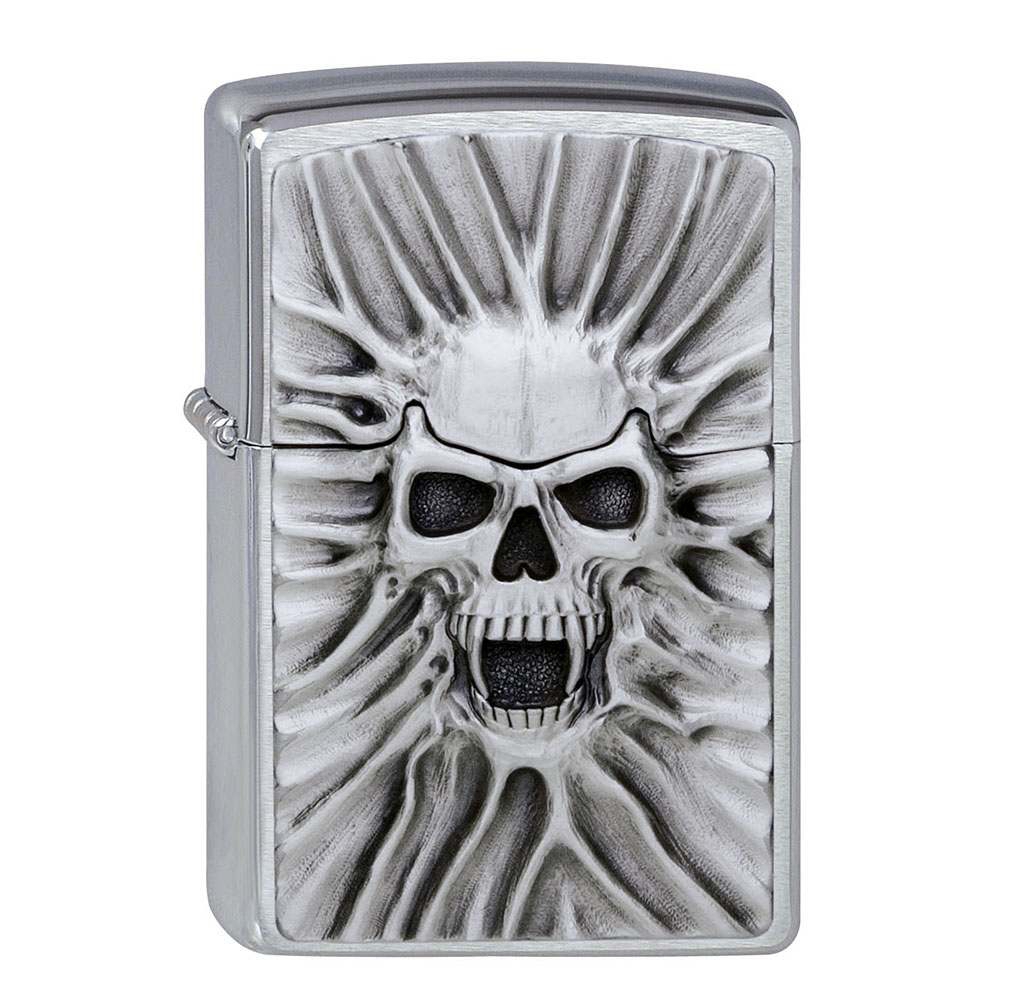 Zippo Chrom gebürstet Scream of Sand