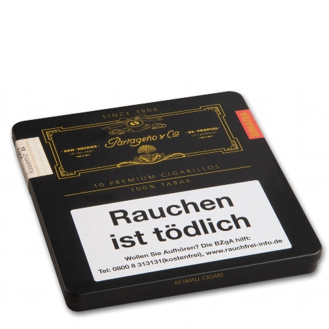 66402_partageno_blech_154_sumatra Partageno 154 Sumatra Zigarillos, 10er