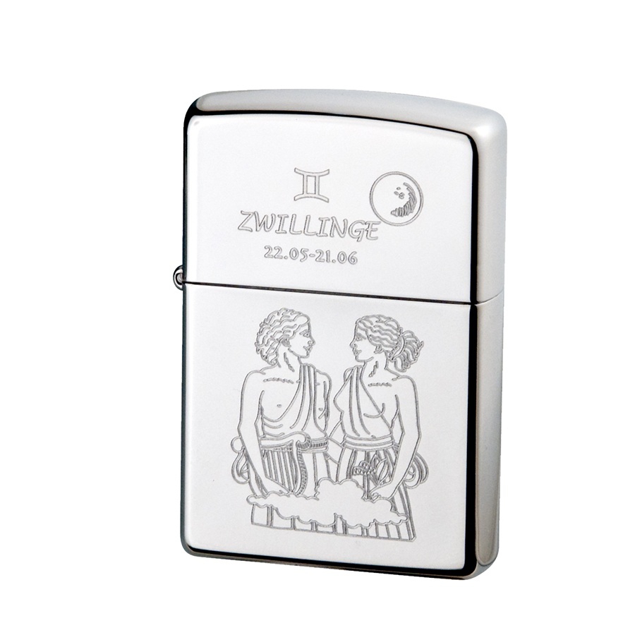 Zippo Chrom poliert Zwillinge
