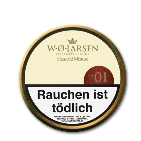 pfeifentabak-w-o-larsen-standard-mixture-no-1-320-36484-n01 W. Ø.Larsen Standard Mixture No, 1, 100g