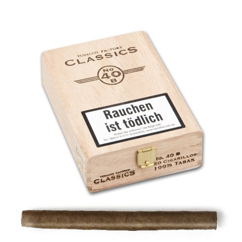 zigarillos-tobacco-factory-classics-no-40-brasil-zigarillos-20er-cigarre24-221-66522-n01 Tobacco Factory Classics Nr. 40 Brasil Zigarillos, 20er