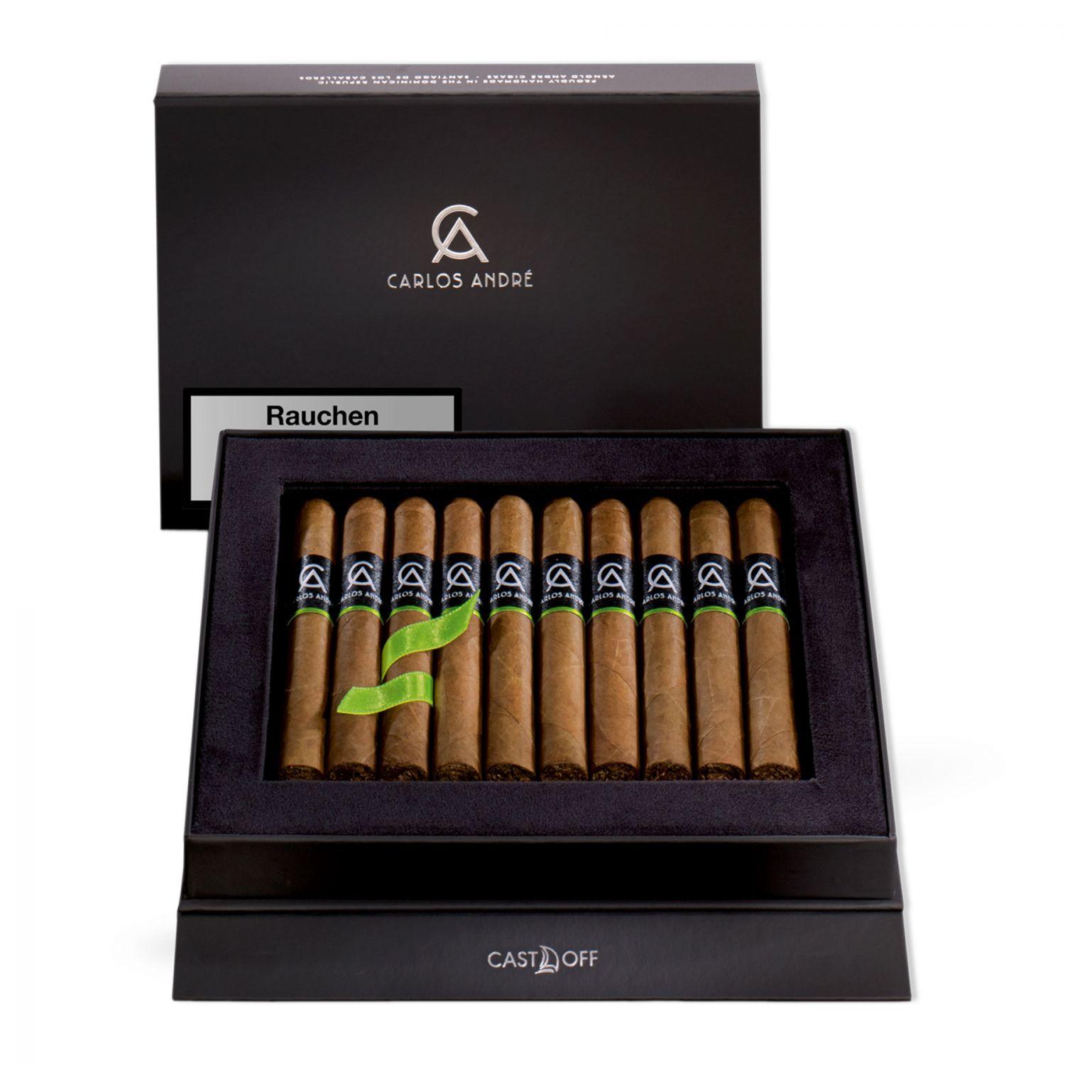 HC09-533_1 Carlos André »Cast Off« Petit Corona Black, 10er