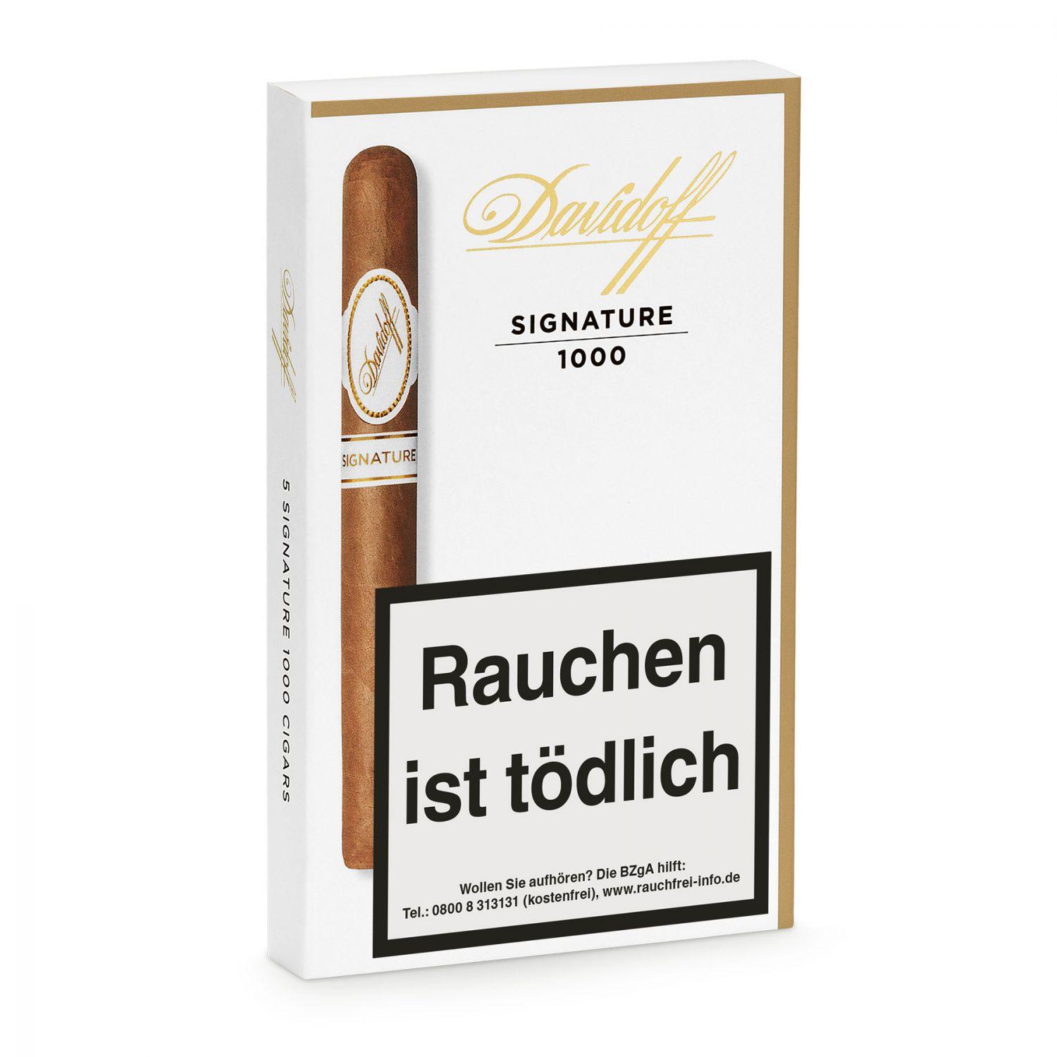 HC03-0603_0 Davidoff »Signature« 1000, 5er Schachtel