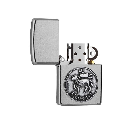 Zippo Street Chrom Fleischer Emblem
