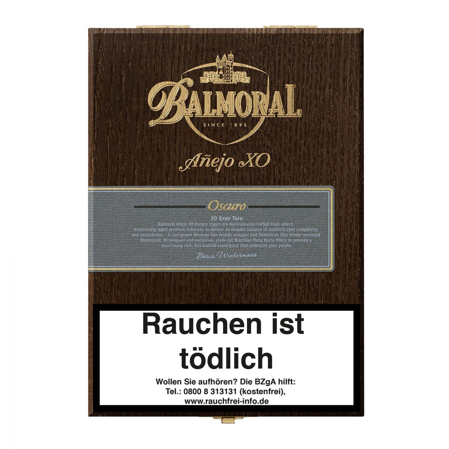 HC06-783_1 Balmoral »Añejo XO Oscuro« Gran Toro 20er Kiste