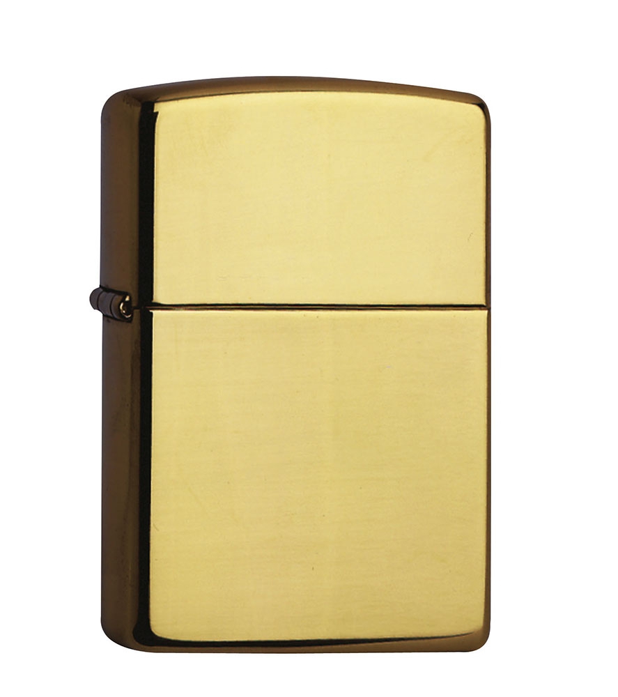 Zippo Messing poliert