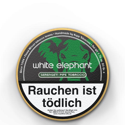pfeifentabak-white-elephant-serengeti-320-79125-n01 White Elephant Serengeti, 50g