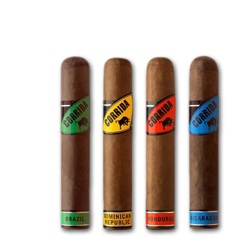 zigarren-corrida-sampler-robusto-4er-212-79299-n01 Corrida Sampler Robusto+, 4er