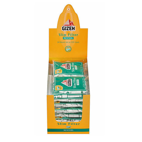 Gizeh Slim Filter Menthol