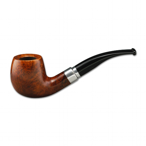 95382_pfeife_capitello_bent_braun_armystecker_aluring Capitello Bent braun Armystecker Aluring